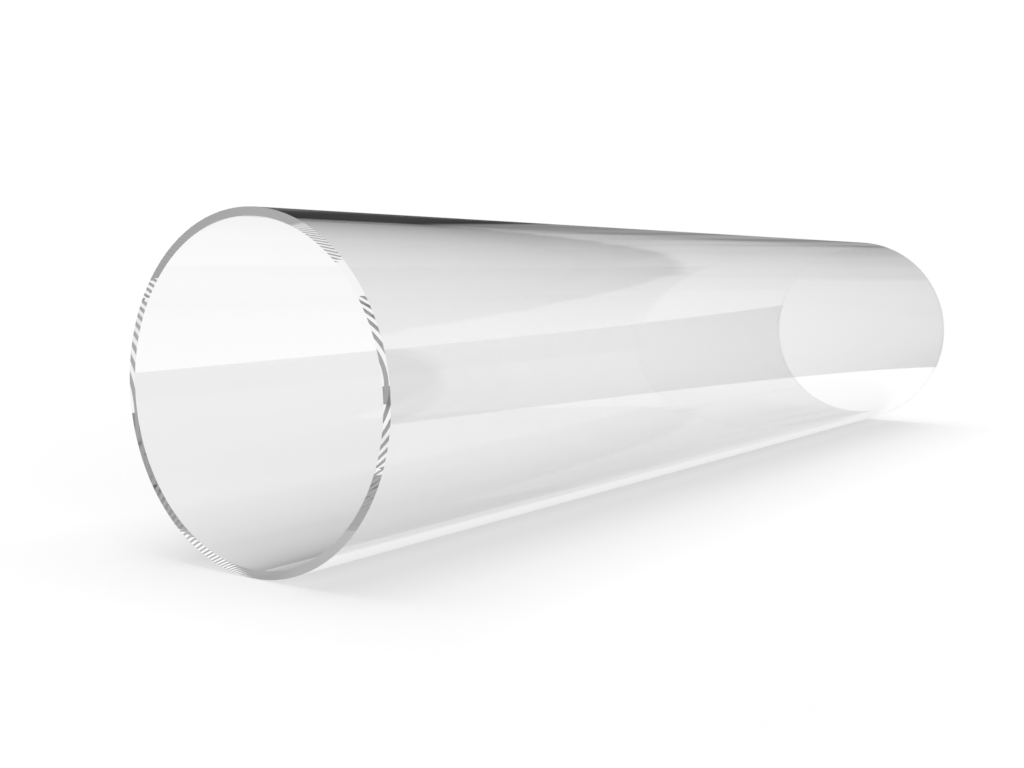 Clear acrylic rod